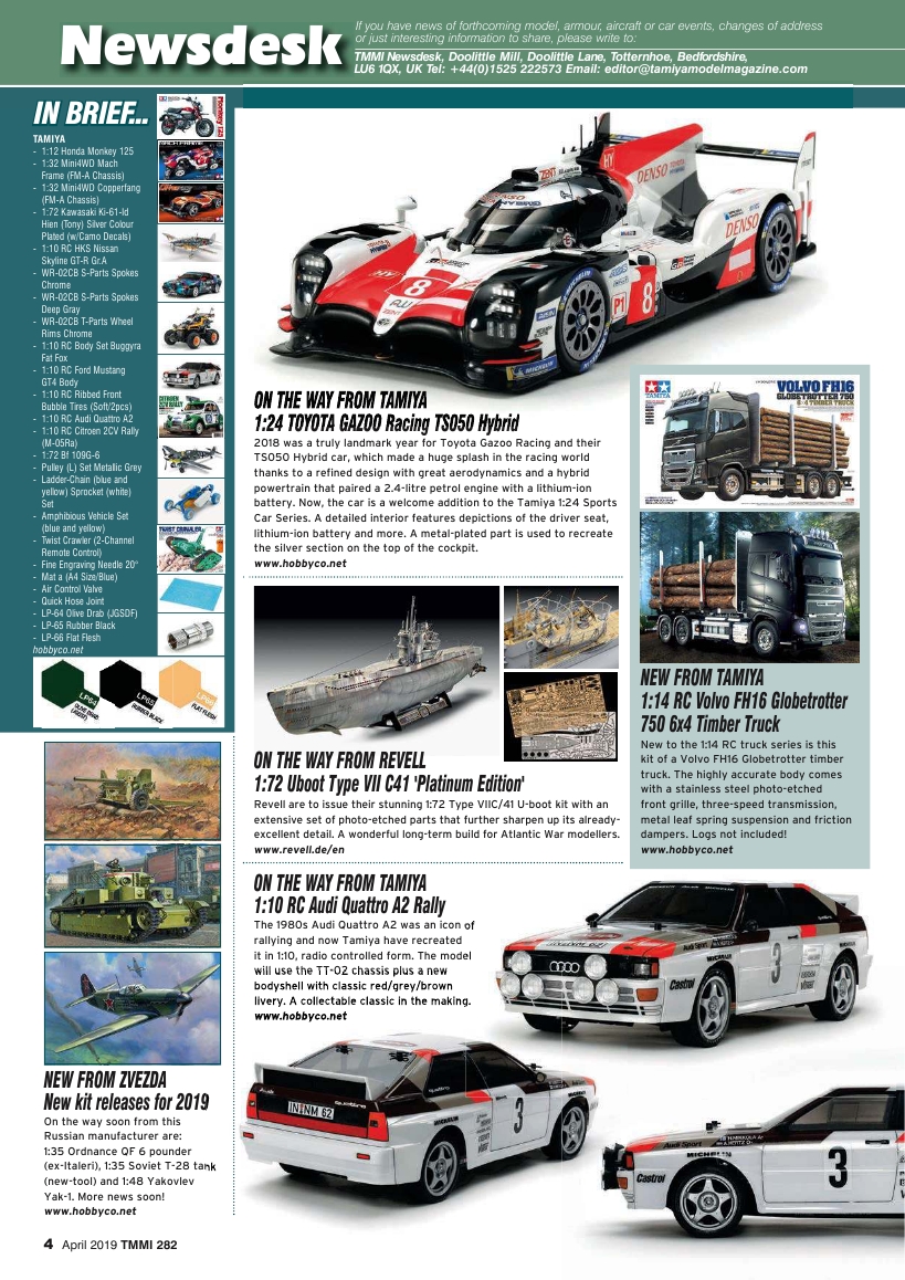 Tamiya Model Magazine 282 (2019-04)